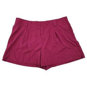 Theory NWT Silk Sherlyn Rum Punch Pocket New Shorts 10